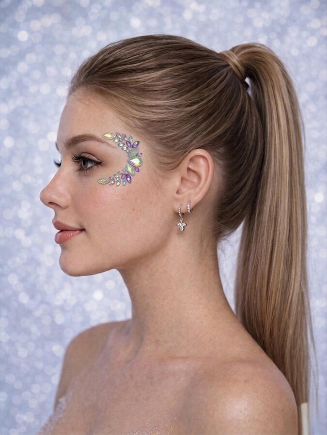 Wedding face jewels