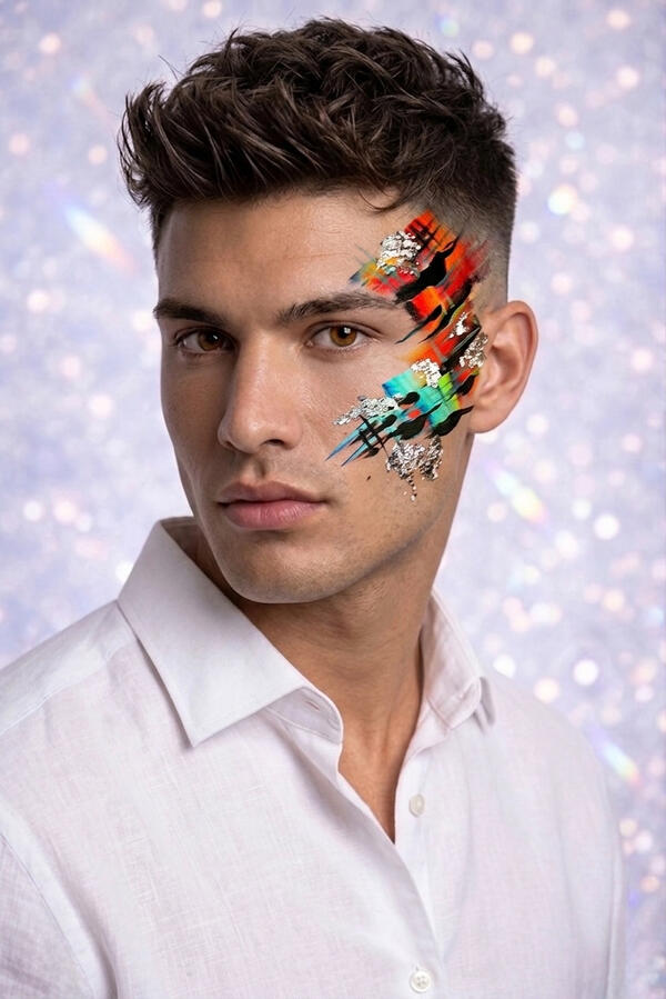 Brand activation adult face painting